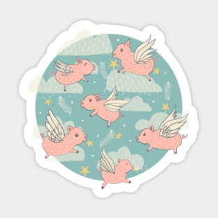 When Pigs Fly Sticker